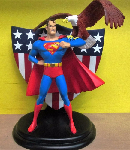 Tk0 Statue Dc Superman W Bald Eagle Cover Art Superman No.14