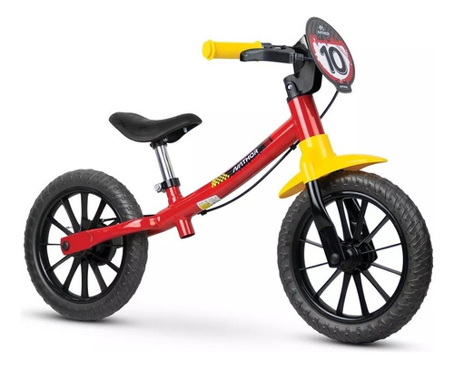 Bicicleta Equilíbrio Balance Bike Fast Sem Pedal - Nathor 