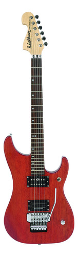 Guitarra Washburn Nuno Bettencou N2ps roja, color negro