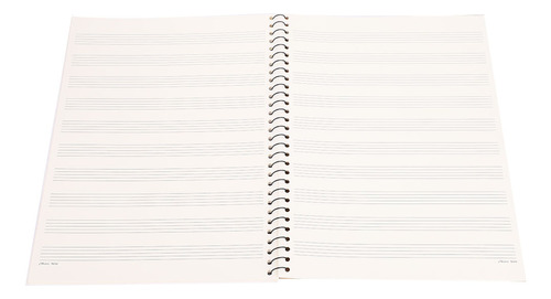 Cuaderno Para Personal De Notación Musical De 50 Páginas, Ma