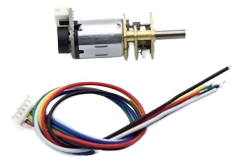 Micro Motorreductor N20 50:1 500rpm 6v Con Encoder Ga12-n20