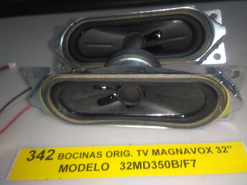 Par Bocinas Orig. Tv Magnavox De 32  Mod. 32md350b/f7