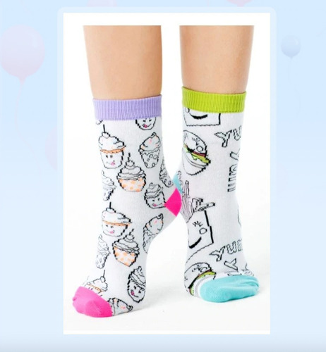 Little Miss Matched, Calcetines Para Pintar 3 Pares