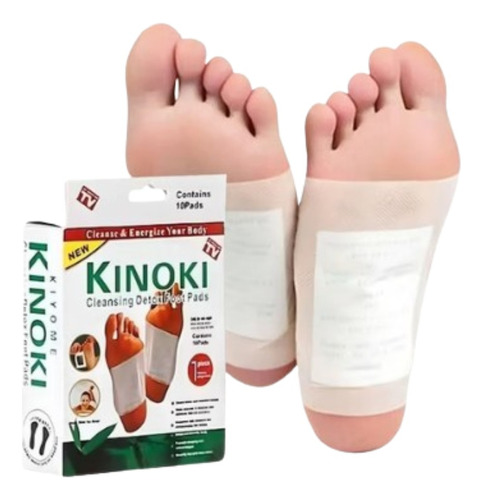 Kinoki 10 Parches Desintoxicante Para Pie Y Cuerpo Bambú