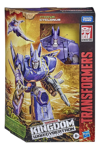 Figura Transformers Kingdom War For Cybertron Cyclonus F0692