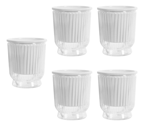 5 Ppc Selfing -riesing Plant Botters Simple Clear 12x14.5cm