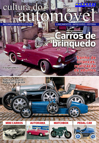 Cultura do Automóvel Volume 4 - Carros de Brinquedo, de Marazzi, Gabriel. Editorial Editora Europa, capa mole em português, 2022