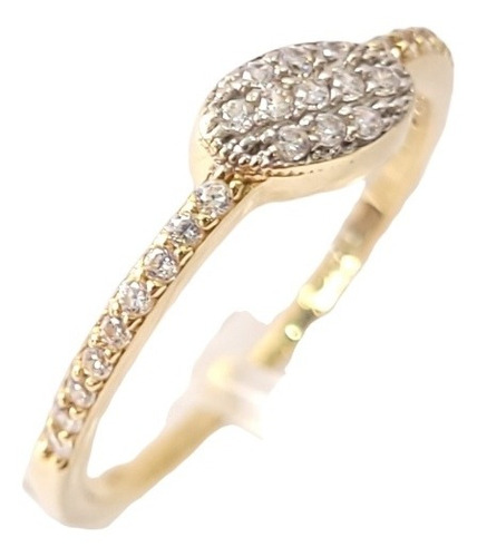 Anillo Oro 18kts Cubics 1,7grs N°14 Brumat