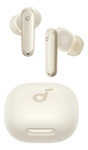 Audífonos Anker soundcore P40i Inalámbricos, 60 Horas de Reproducción, Cancelación de Ruido Adaptativa -42dB, Bajos Profundos, Estuche 2-en-1 (Cargador y Soporte de Teléfono), IP54 waterproof Blanco
