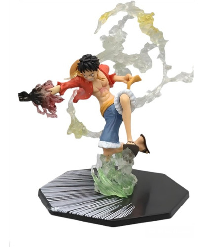 Muñeco Coleccionable Luffy One Piece Verde Sombrero De Paja