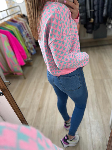 Sweater Estampado Corto The Big Shop