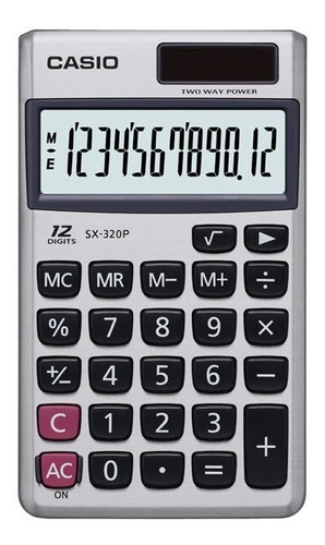 Calculadora Portatil Casio Sx-320p 12 Digitos Original Nueva