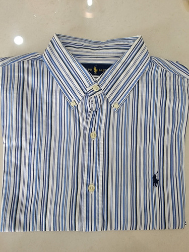 Camisa Polo Ralph Lauren Talla L Saldo Importada 18 Azul Ray