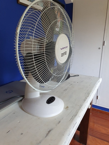 Imagen 4 de 6 de Ventilador Turbo De Mesa Winco 16 3 Aspas 55 W Oscilante