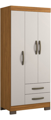 Mueble Guardarropas-closet-ropero 3 Puertas 2 Cajones Nt5000