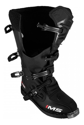 Imagem 2 de 7 de Bota Ims Top Preta Offroad Motocross Trilha Promoção