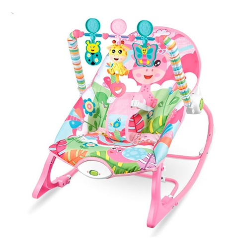 Silla Para Bebé Bouncer Macilux Mecedora Jungle