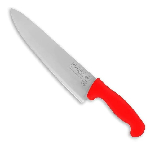 Cuchillo Chef 10 Pulgadas Rojo Caledonia Cache-10r B D V