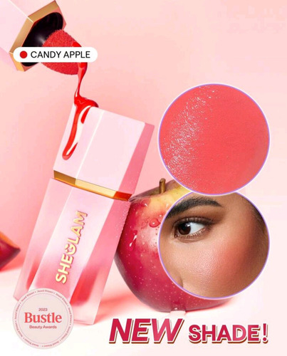 Rubor Liquido Color Bloom Manzana Dulce Sheglam Rojo