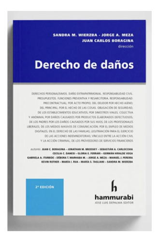 Derecho De Daños - Wierzba, Meza, Boragina