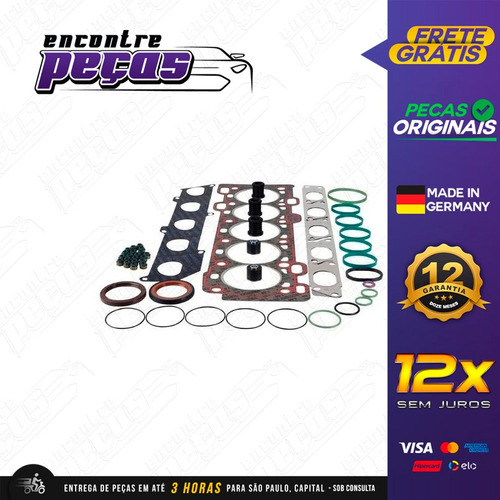 Jogo Junta Superior Do Motor Volvo C30 2.4 06-2013 Original