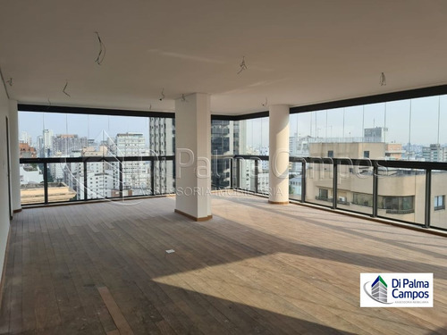 Imagem 3 de 15 de Apartamento Alto Padrão 205 M² Em Andar Alto Na R. José Maria Lisboa - Dp4680