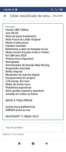 Honda Cbr 1000