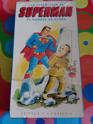 Vhs Las Aventuras De Súper Man  El Hombre De Acero