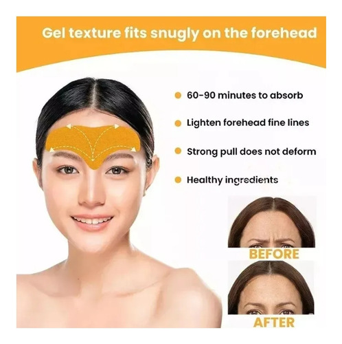 1 Pack Parches Antiarrugas Clarité Faciales Colágeno 10 Pcsa