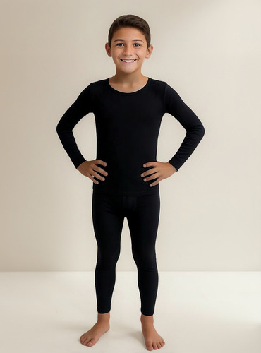 Kit Primera Piel Infantil Calza + Remera Térmica C/afelpado