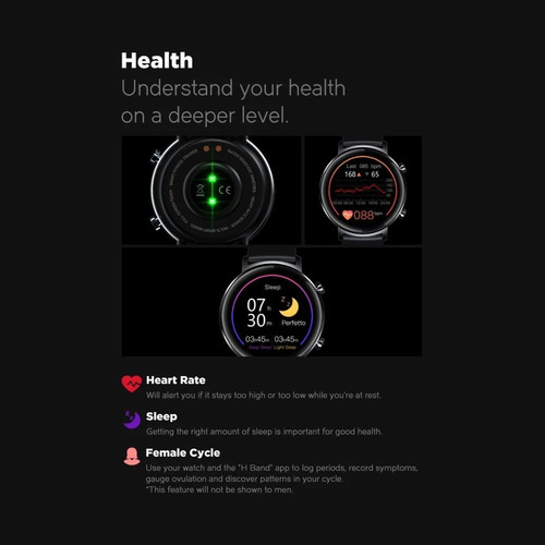 Imagem 3 de 6 de Zeblaze Gtr Relógio Inteligente Smartwatch Esportivo 1.3