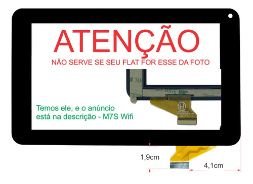 Tela Touch Vidro M7s Go - Pronta Entrega