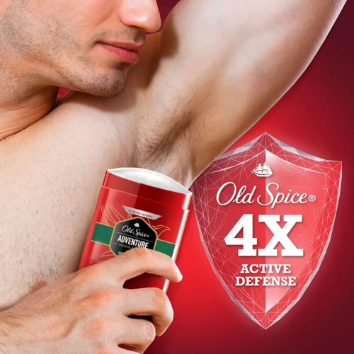Desodorante Barra Old Spice 50 Gr - Colección Completa Fragancia Adventure