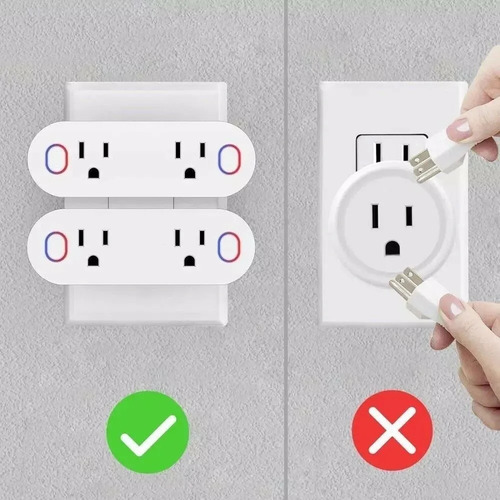 2 En 1 Enchufe Toma Corriente Inteligente Smart Plug Wifi