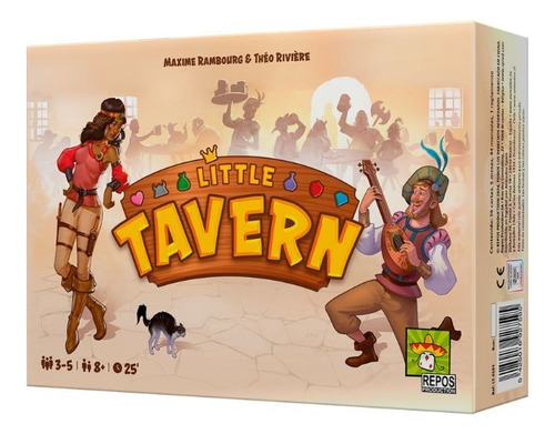 Juego De Mesa Little Tavern En Español Fantasia Medieval