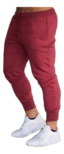Pants Jogger Hombre Gym Slim Entubado Deportivo Moda Dep [u]