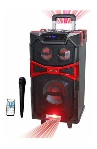 Parlante Bluetooth Portatil Uline ,radio Fm 60 W De Potencia