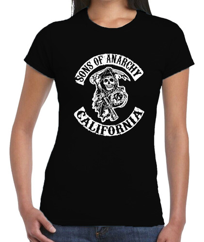 Camiseta Banda Sons Of Anarchy ( Baby Look )