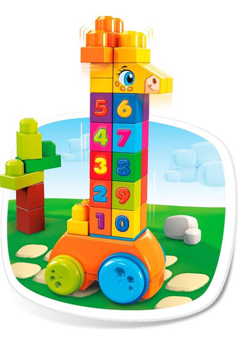 Jirafa Cuenta Y Seguida Fisher Price Mega Block Gfg19