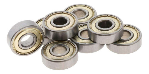 8pcs Deluxe Abec-9 Rodamientos De Skate 22 X 7 X 8 Mm