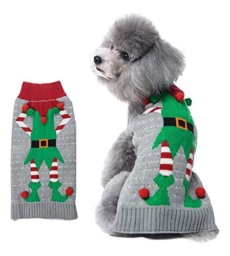 Hapee Perro Sueteres Para Navidad Santa Mascota Gato Clothe
