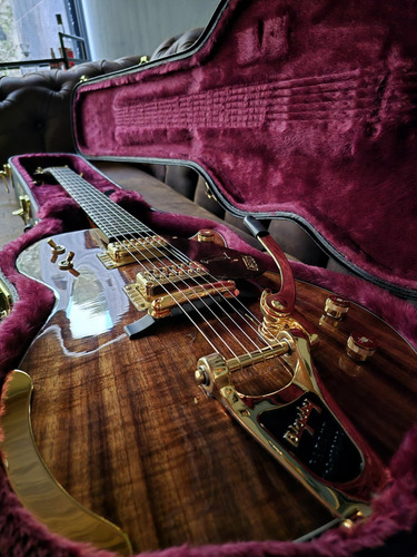 Gretsch Penguin Koa Limited Edition G6134t With Bigsby 2021 Diestro Koa Natural Ébano