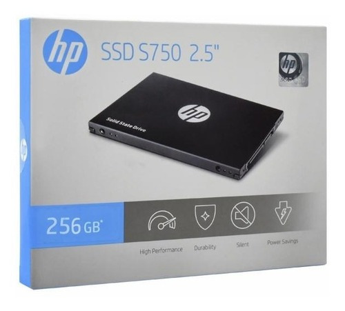 SSD HP S750 2.5 Sata 256gb para ordenador y portátil + color negro