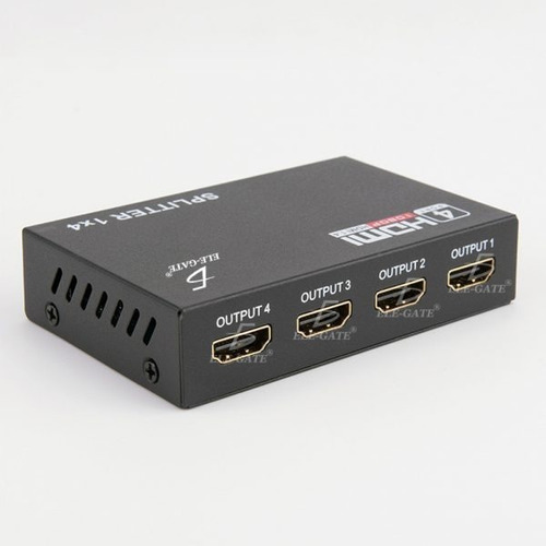 Splitter Hdmi 1×4 1080p Divisor Señal Amplificador Tv Monito