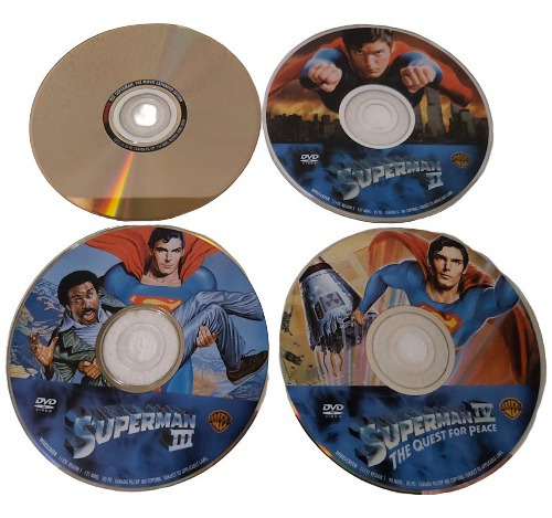 Superman La Colección Completa Dvd Christopher Reeve 4 Disco (Usado)