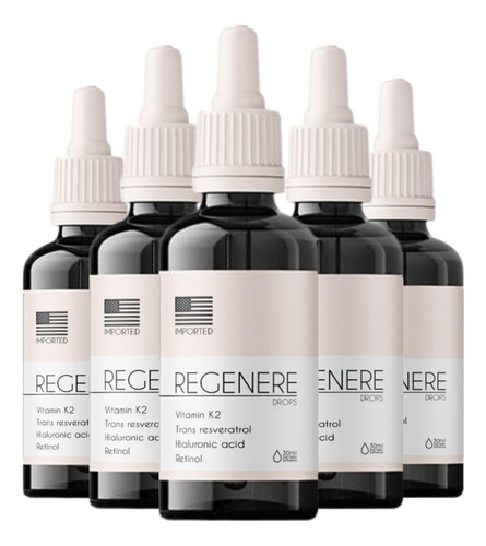 Regenere Drops - Vitamina K2 + Transresveratrol - 225ml