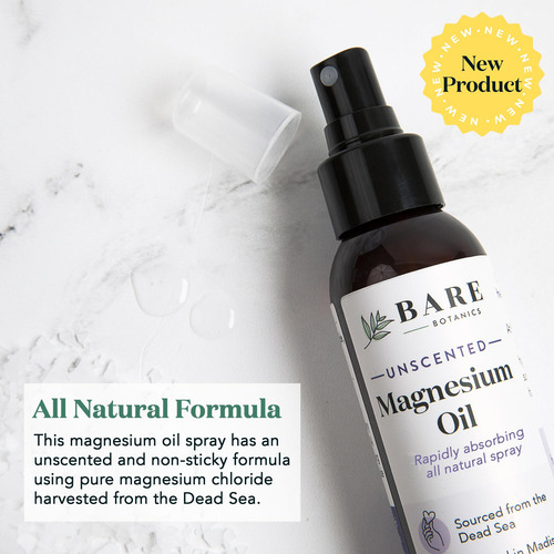 Aceite De Magnesio Bare Botanics Tópico En Espray 120 Ml