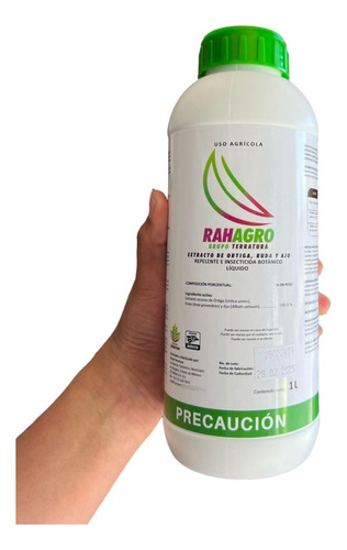 Insecticida Orgánico Rahagro 1 L. Uso Agrícola - No Toxico