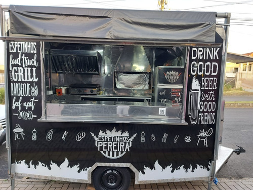 Trailer Food Truck Hamburgueria 3x2 Completo Equipado