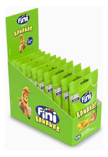 Bala Fini Gelatina Bananas (10x35g) -